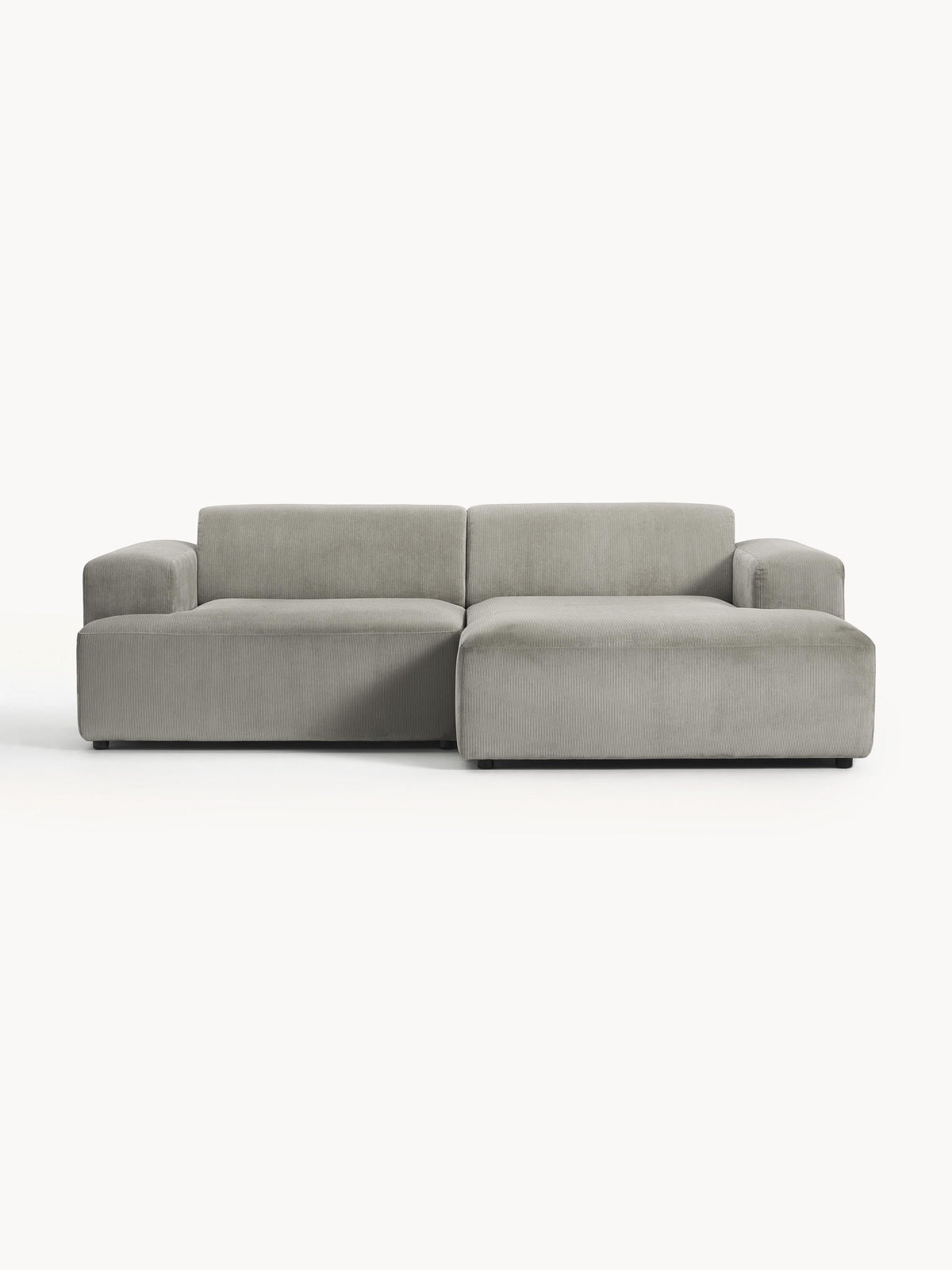 Simpales Melva Corner Sofa in Corduroy, 3-Seater