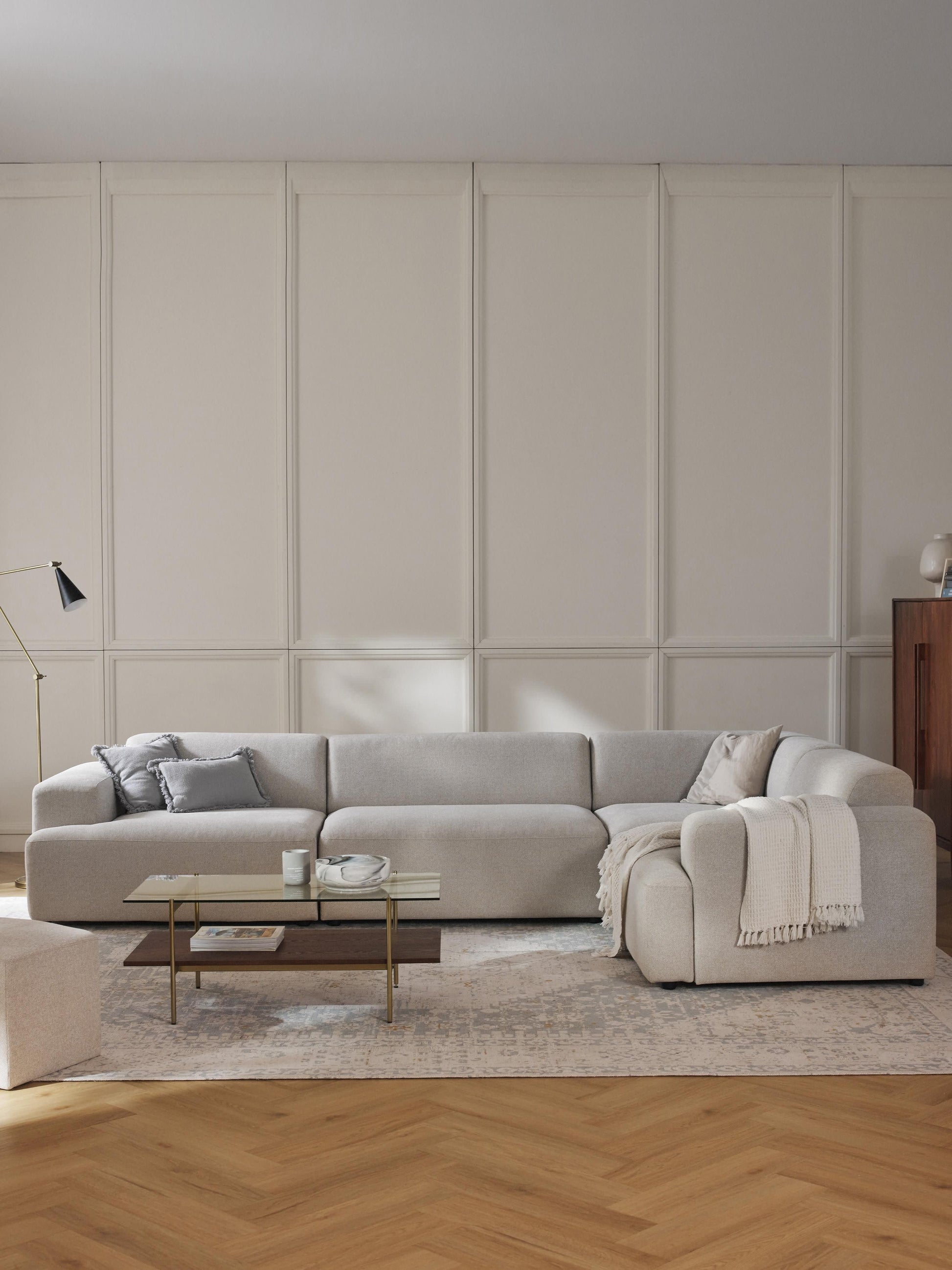Simpales Melva Corner Sofa, Large, 4-Seater