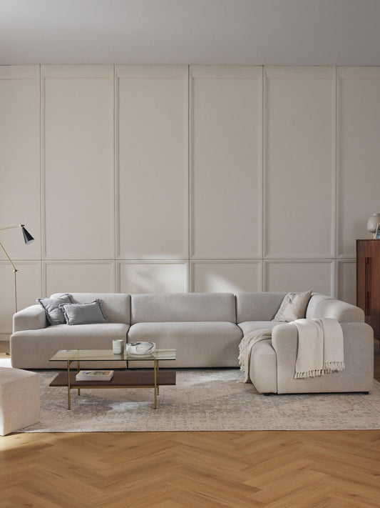 Simpales Melva Corner Sofa, Large, 4-Seater