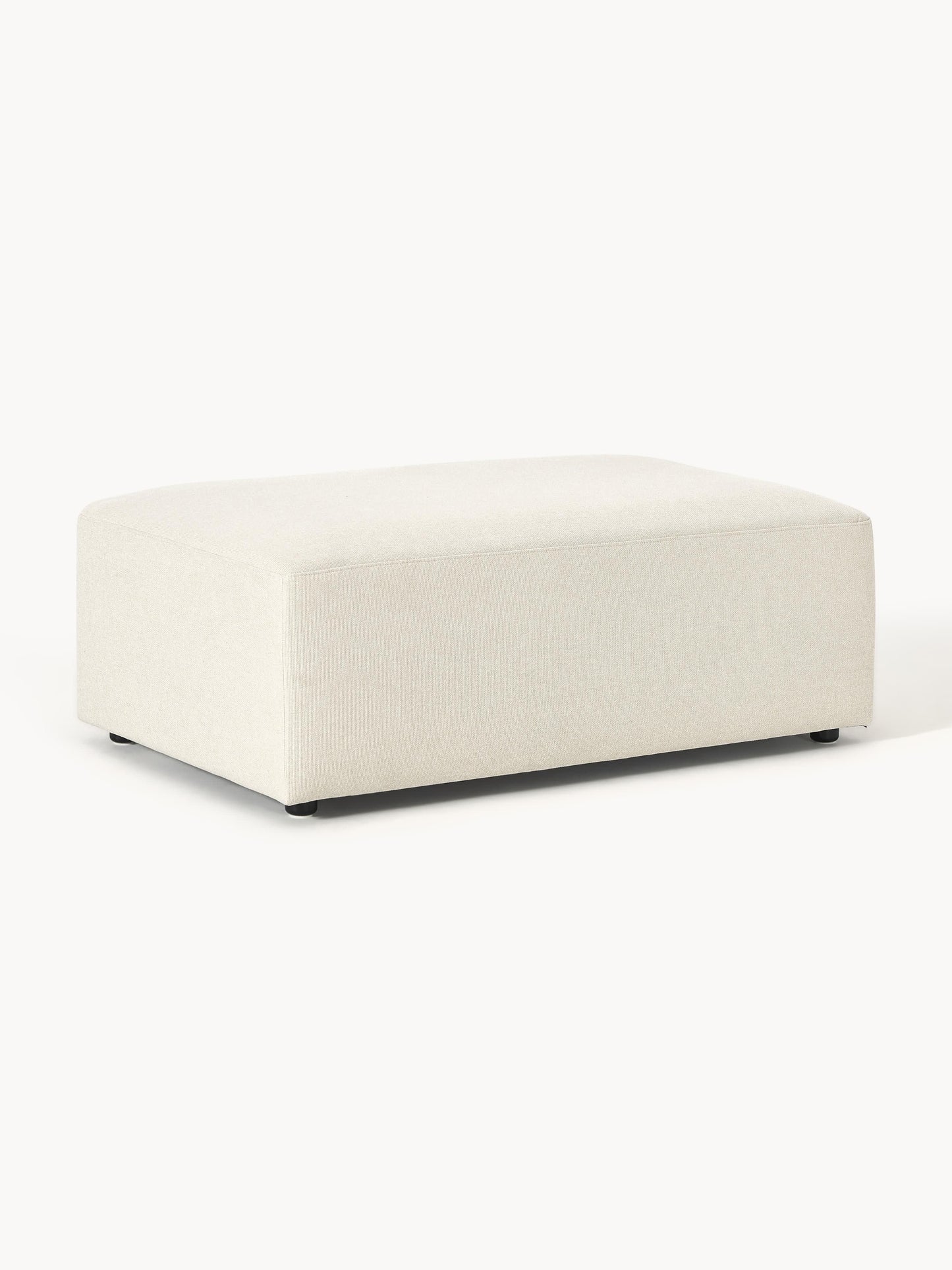 Simpales Melva Ottoman in XL, W 116 x D 72 cm