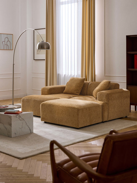 Simpales Melva Ottoman, Measuring W 99 x D 72 cm
