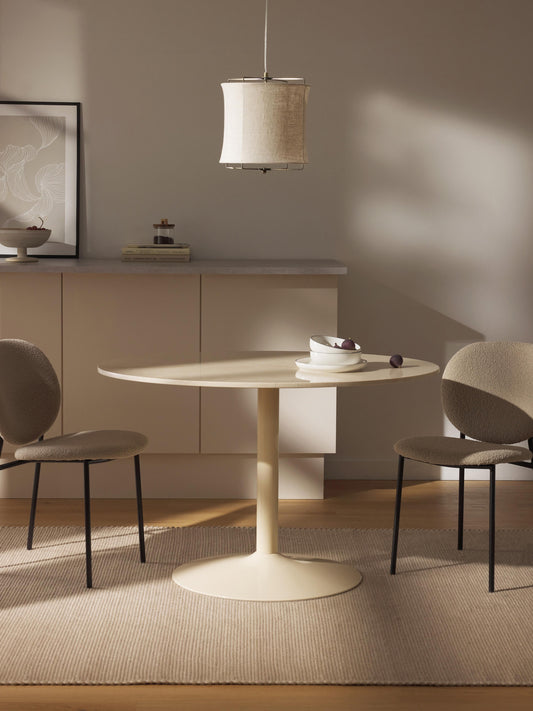 Simpales Miley Marble Dining Table, Oval, 120 x 90 cm