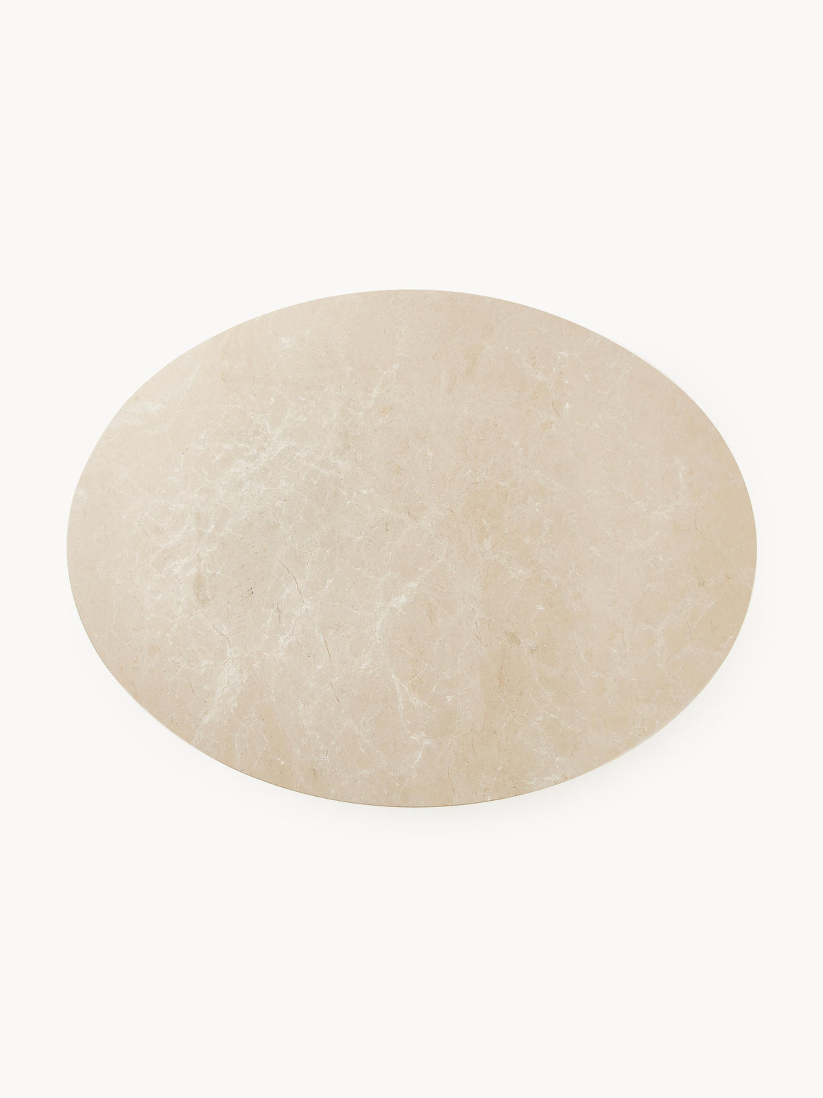 Simpales Miley Marble Dining Table, Oval, 120 x 90 cm