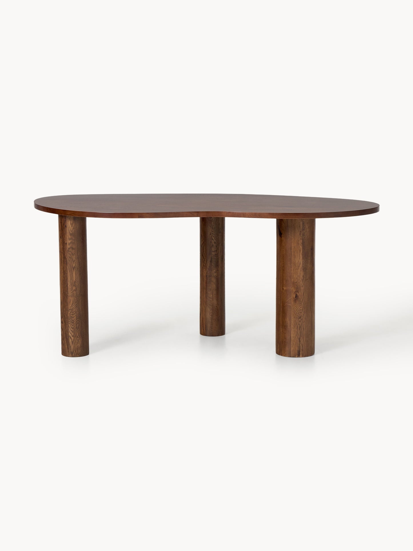 Simpales Naruto Dining Table with Organic Shape, Oak, in Various Sizes