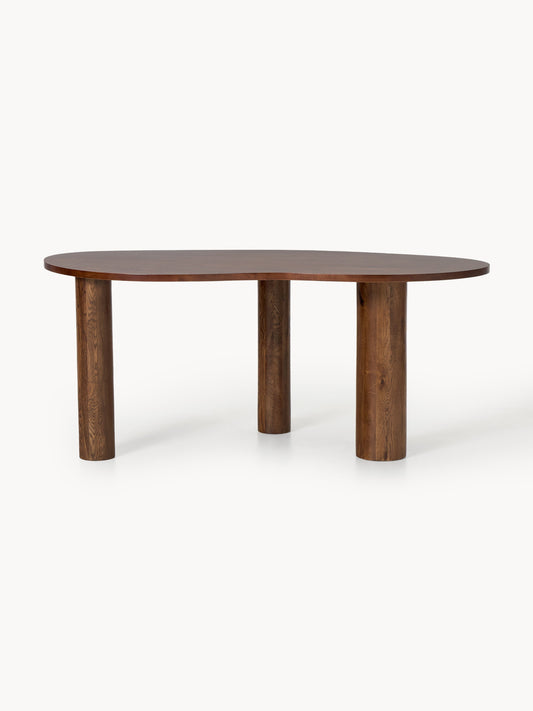 Simpales Naruto Dining Table with Organic Shape, Oak, in Various Sizes