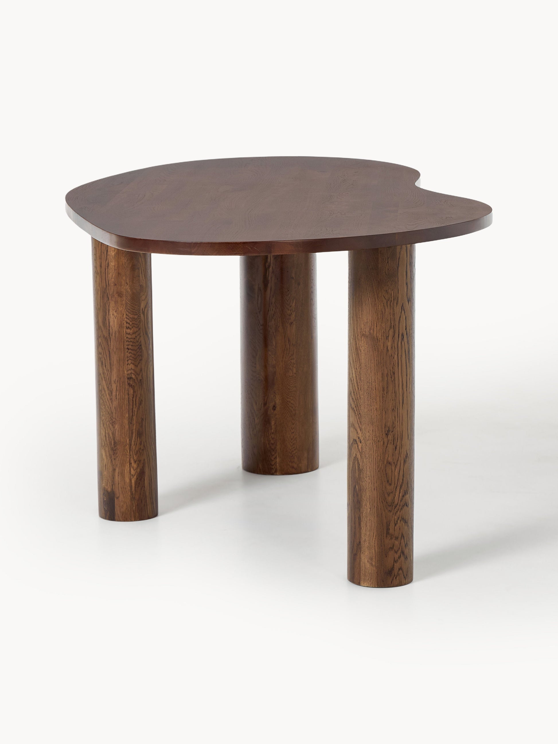 Simpales Naruto Dining Table with Organic Shape, Oak, in Various Sizes