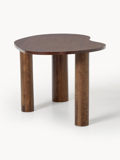 Simpales Naruto Dining Table with Organic Shape, Oak, in Various Sizes