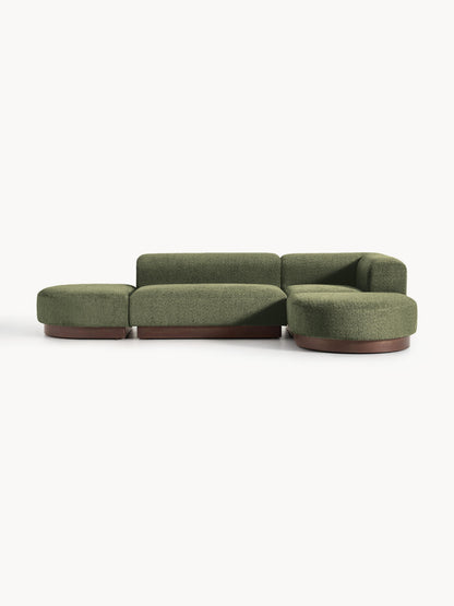 Simpales Natalie Teddy Bouclé Modular Corner Sofa