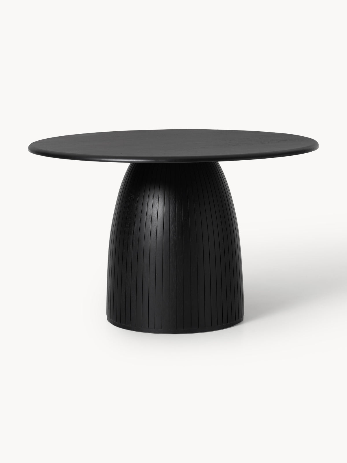 Simpales Nelly Dining Table, Round with Fluted Texture, in Various Sizes