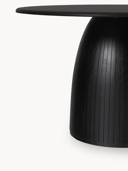 Simpales Nelly Dining Table, Round with Fluted Texture, in Various Sizes