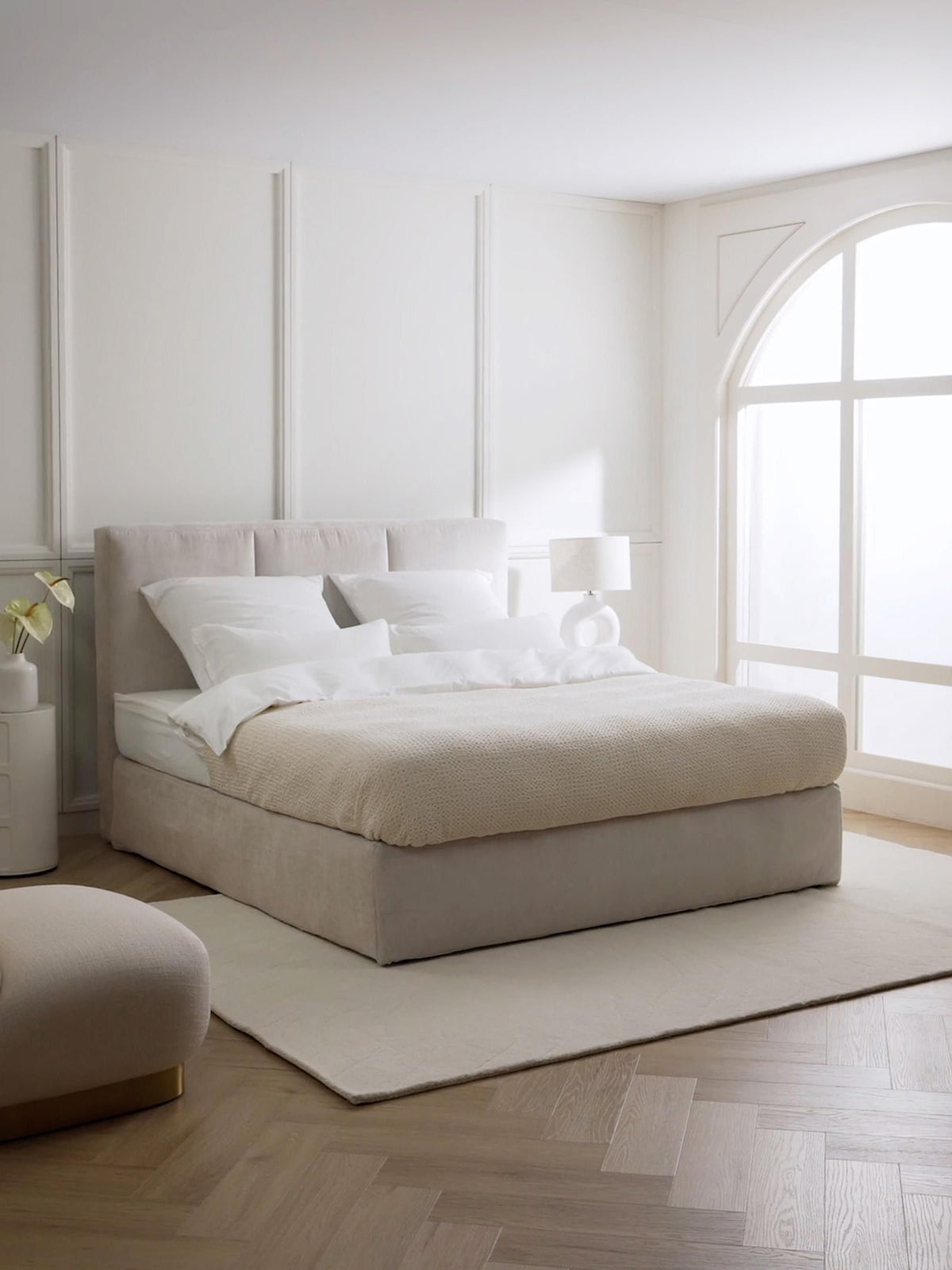 Simpales Oberon Box Spring Bed Frame