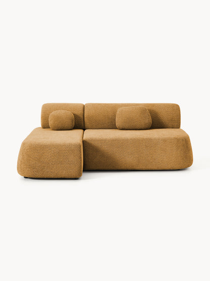 Simpales Pao Sofa Bed with Storage, Teddy Bouclé