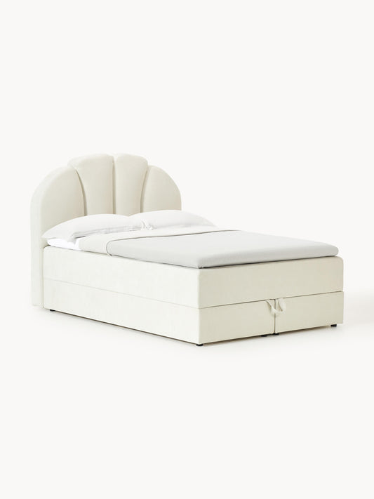 Simpales Romia Bed with Box Spring and Storage