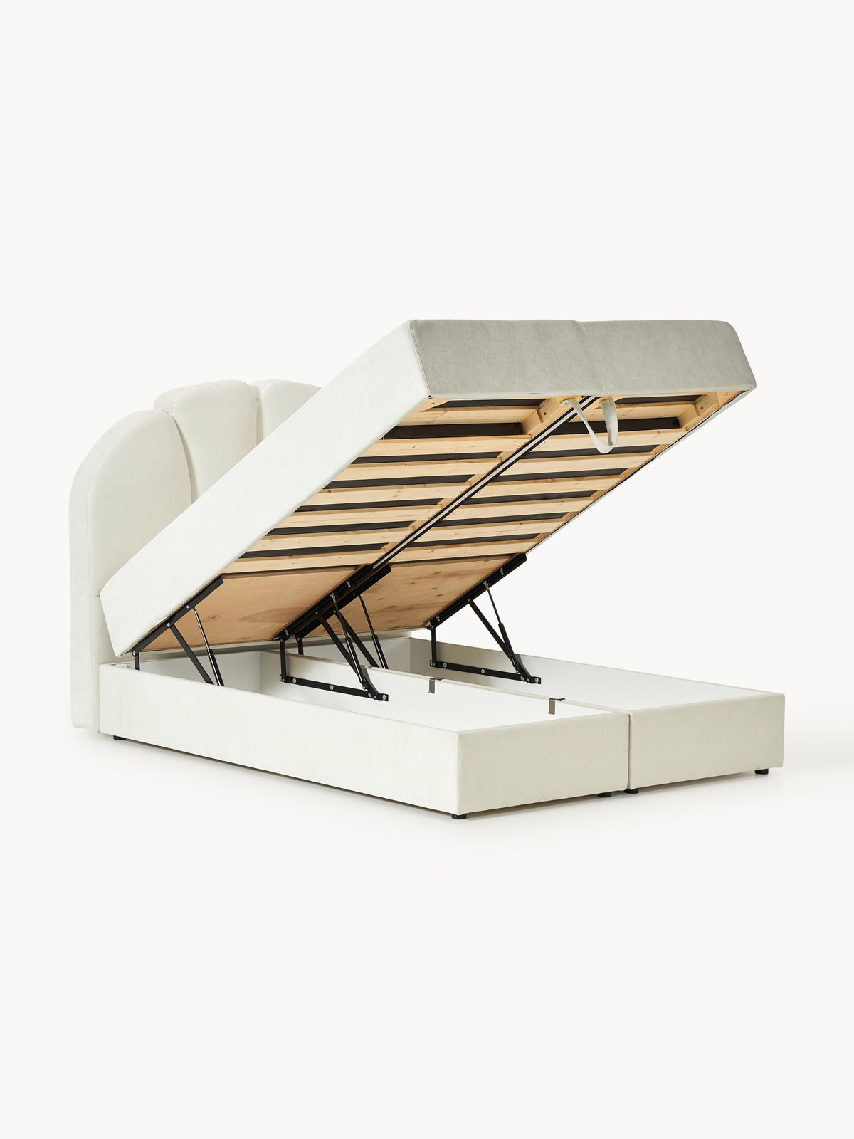 Simpales Romia Bed with Box Spring and Storage