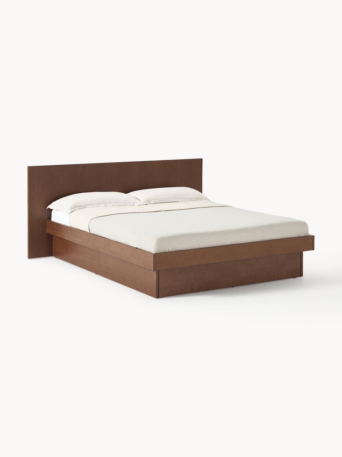 Simpales Sato Bed in Wood with Drawers and Headboard