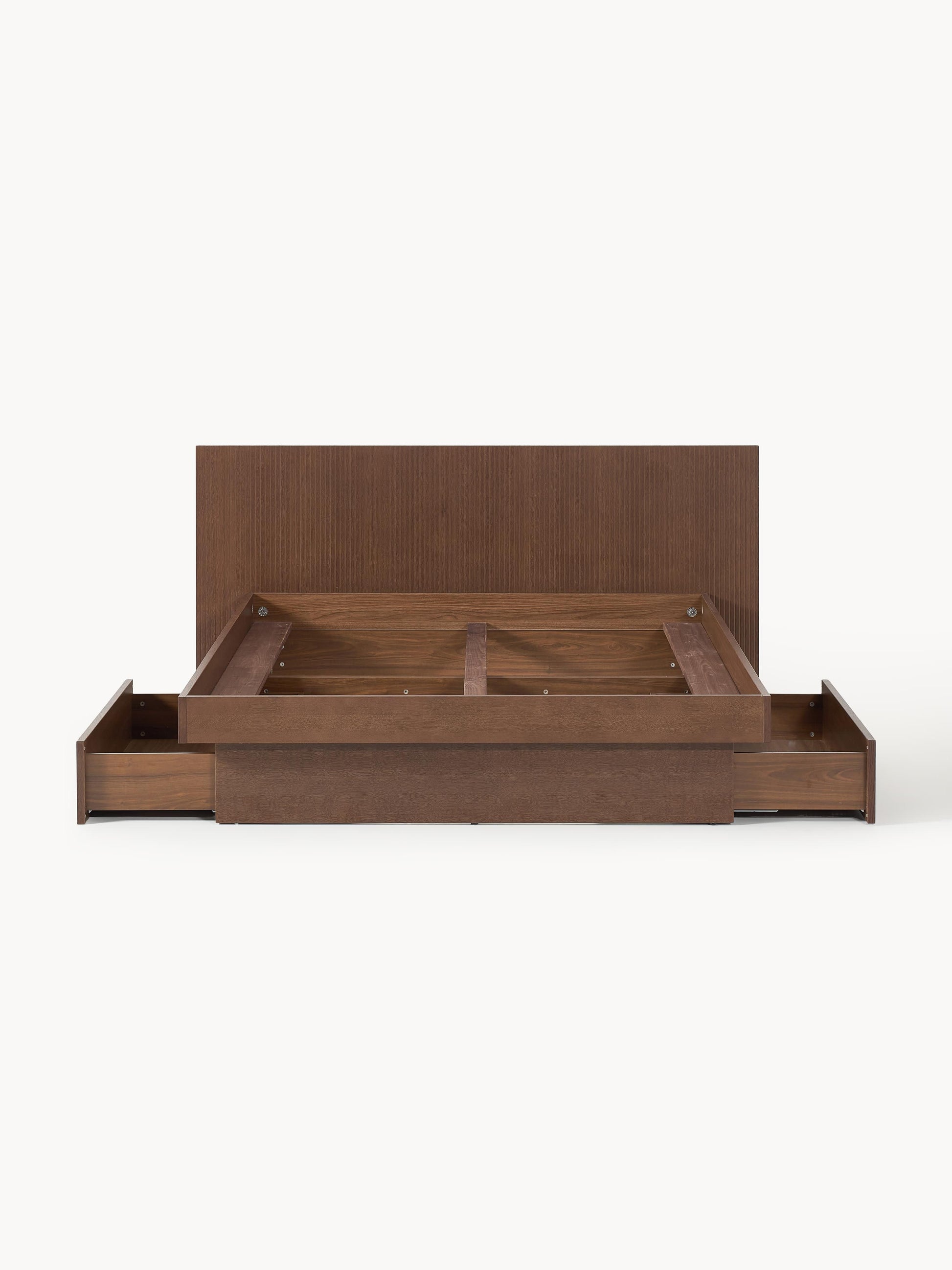 Simpales Sato Bed in Wood with Drawers and Headboard