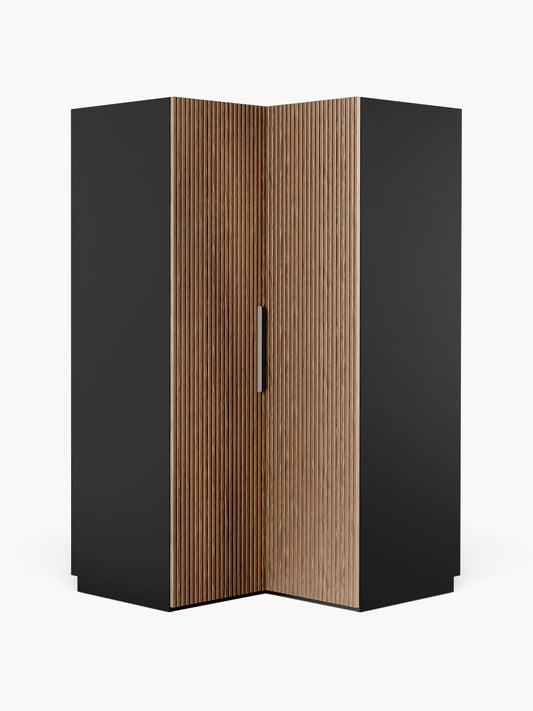 Simpales Simone Modular Wardrobe for Corners, 115 cm Wide