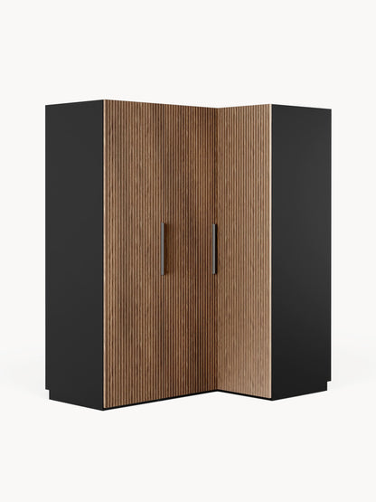 Simpales Simone Modular Wardrobe for Corners, 165 cm Wide, in Various Sizes