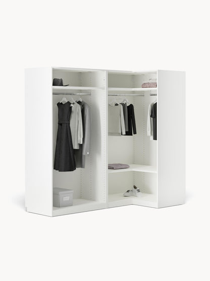 Simpales Simone Modular Wardrobe for Corners, 215 cm Wide, in Various Sizes