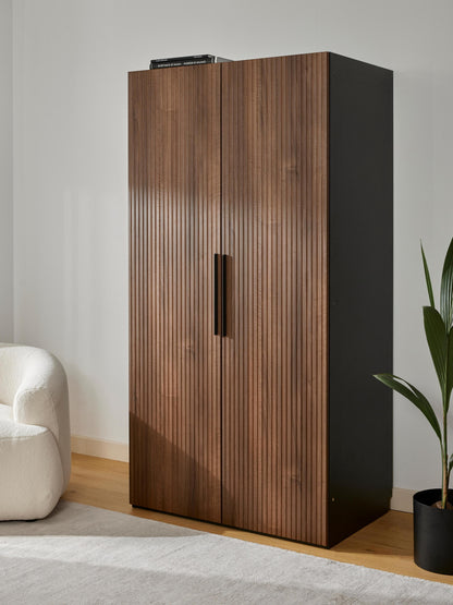 Simpales Simone Modular Wardrobe, Hinged-Door, 100 cm Wide, in Various Sizes