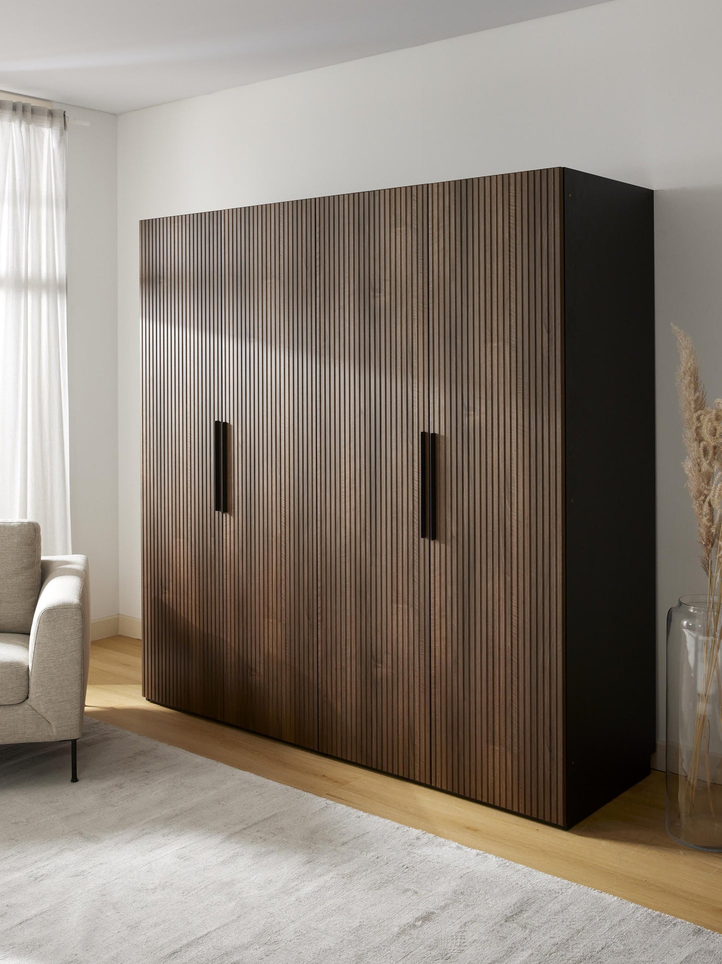 Simpales Simone Modular Wardrobe with Hinged Doors, 200 cm Wide, in Various Sizes