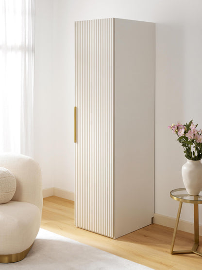 Simpales Simone Modular Wardrobe with Hinged Doors, 50 cm Wide, in Various Sizes