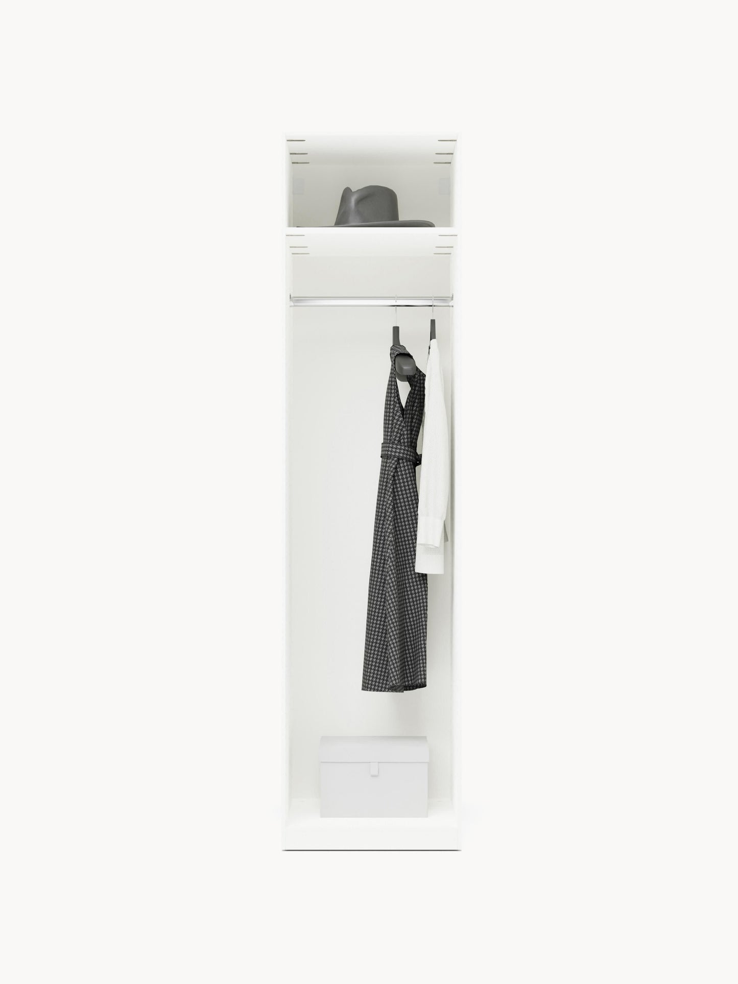 Simpales Simone Modular Wardrobe with Hinged Doors, 50 cm Wide, in Various Sizes