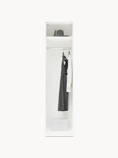 Simpales Simone Modular Wardrobe with Hinged Doors, 50 cm Wide, in Various Sizes