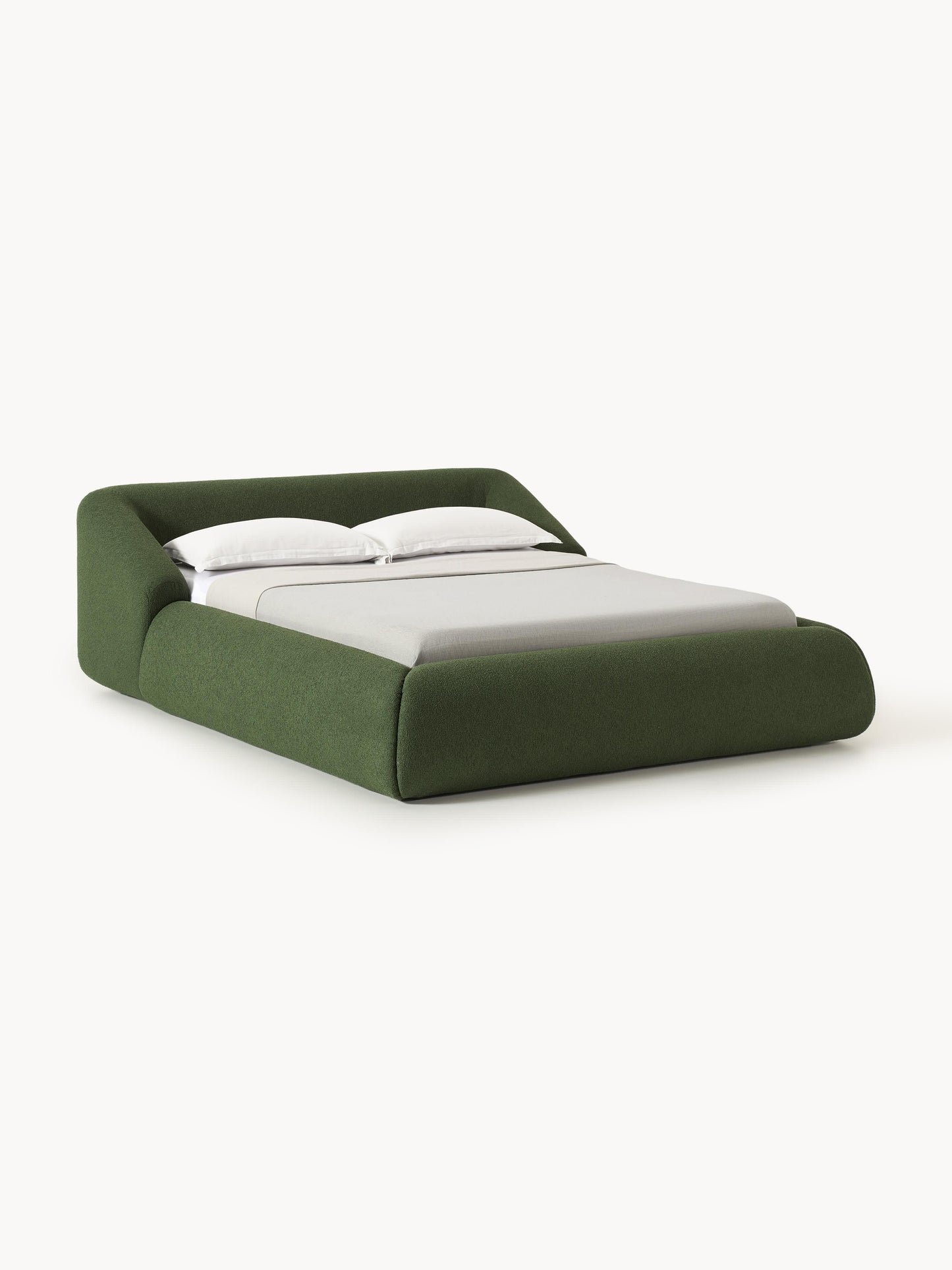 Simpales Sofia Bed, Upholstered in Bouclé