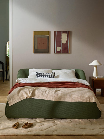 Simpales Sofia Bed, Upholstered in Bouclé