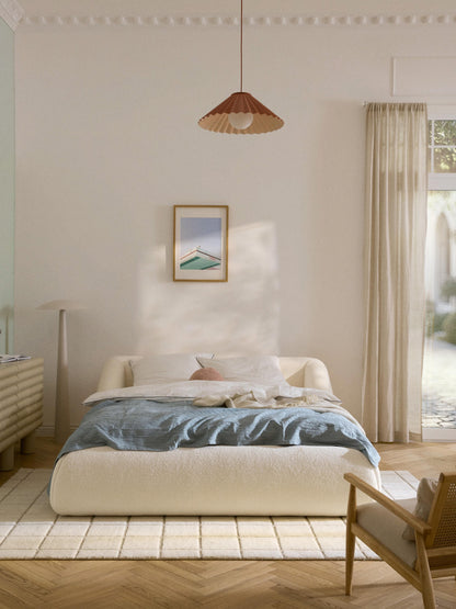Simpales Sofia Bed, Upholstered in Teddy