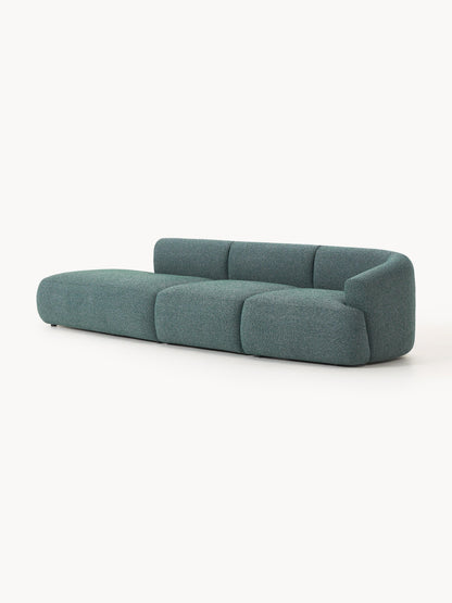 Simpales Sofia Bouclé Chaise (2-Seater), Modular
