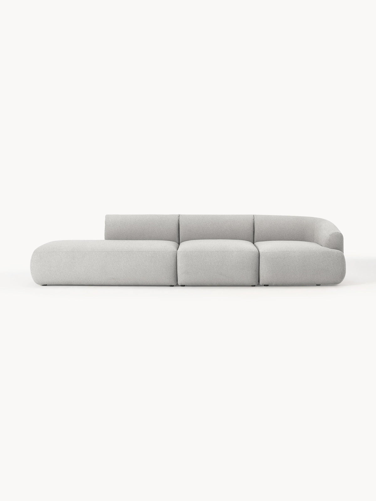 Simpales Sofia Bouclé Chaise (2-Seater), Modular