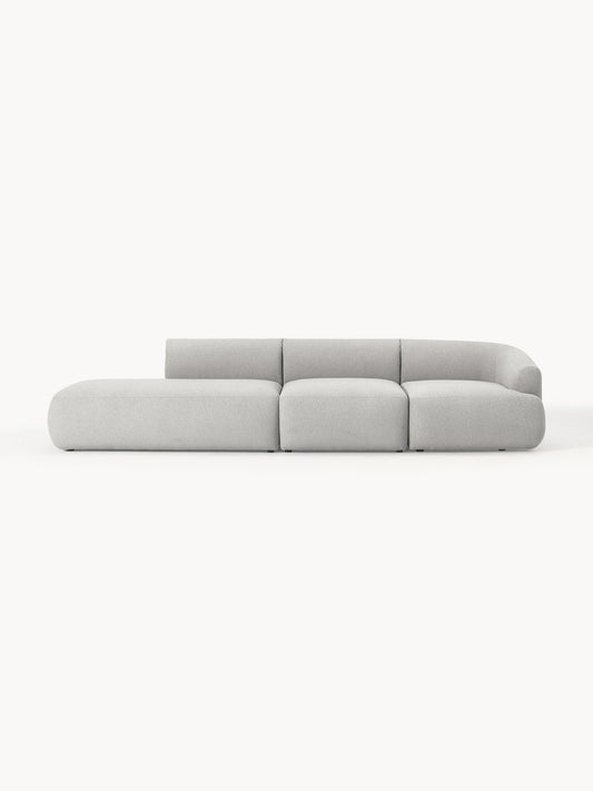 Simpales Sofia Bouclé Chaise (2-Seater), Modular