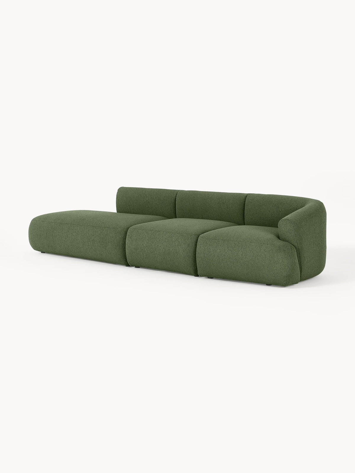 Simpales Sofia Bouclé Chaise (2-Seater), Modular