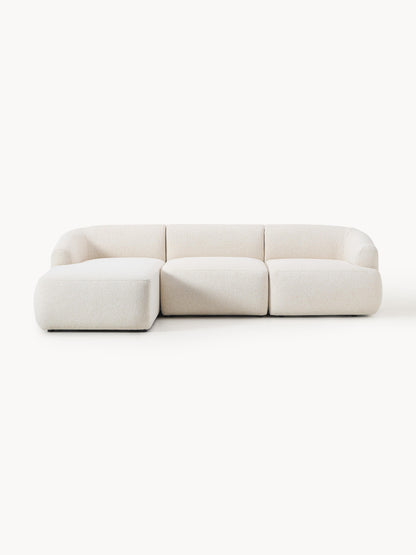 Simpales Sofia Bouclé Modular Corner Sofa, 3-Seater
