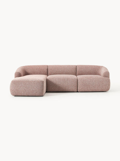 Simpales Sofia Bouclé Modular Corner Sofa, 3-Seater