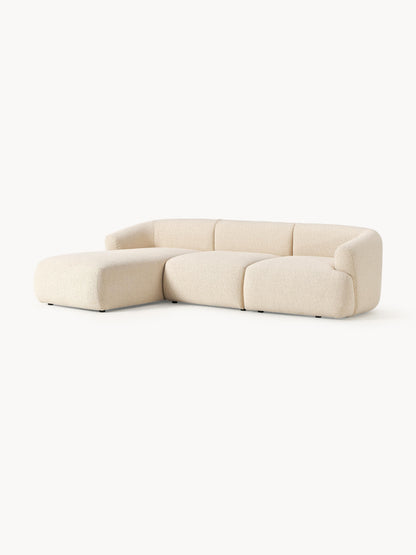 Simpales Sofia Bouclé Modular Corner Sofa, 3-Seater