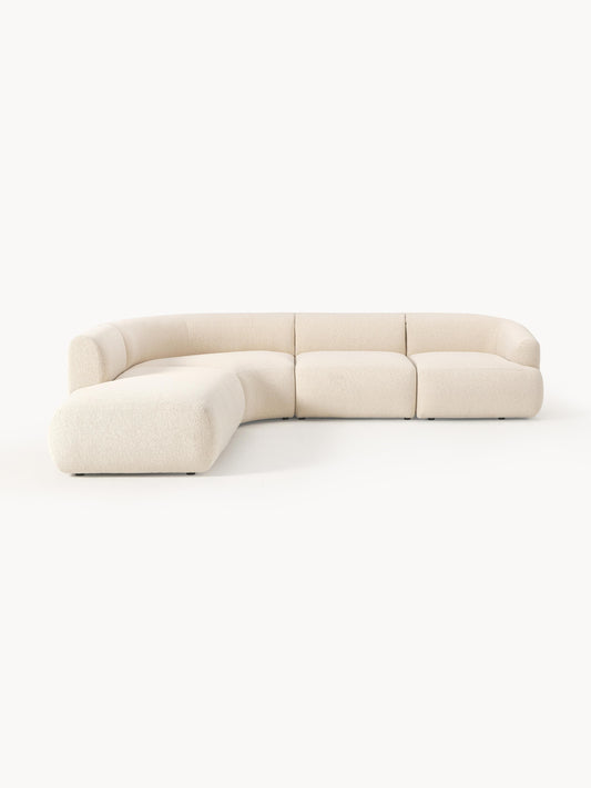 Simpales Sofia Bouclé Modular Corner Sofa, 4-Seater