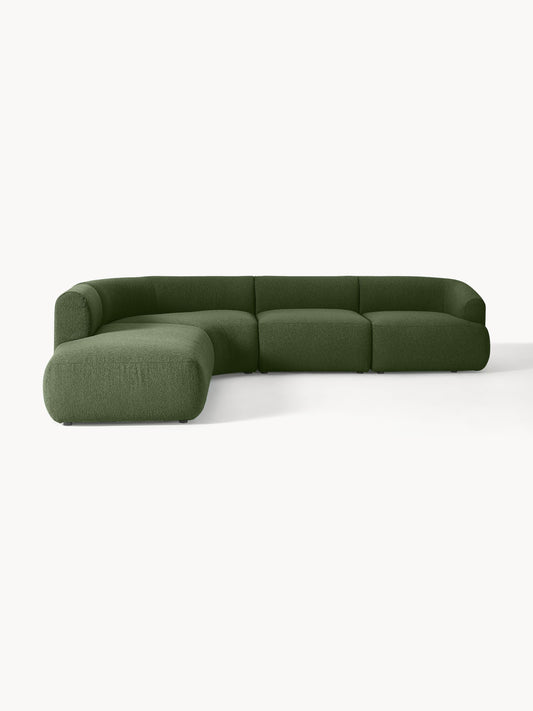 Simpales Sofia Bouclé Modular Corner Sofa, 4-Seater
