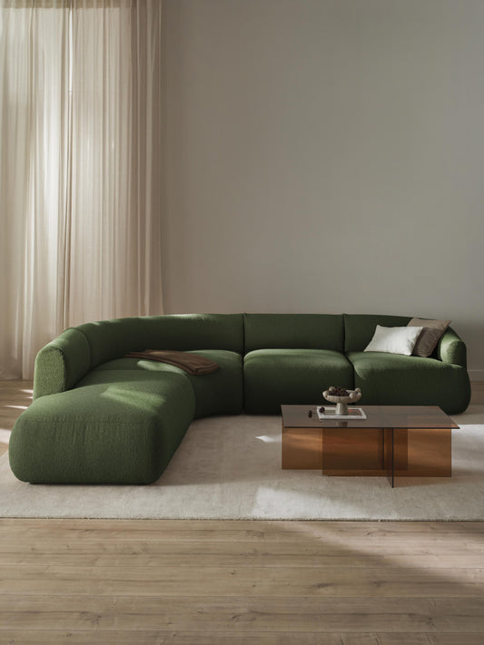 Simpales Sofia Bouclé Modular Corner Sofa, 4-Seater