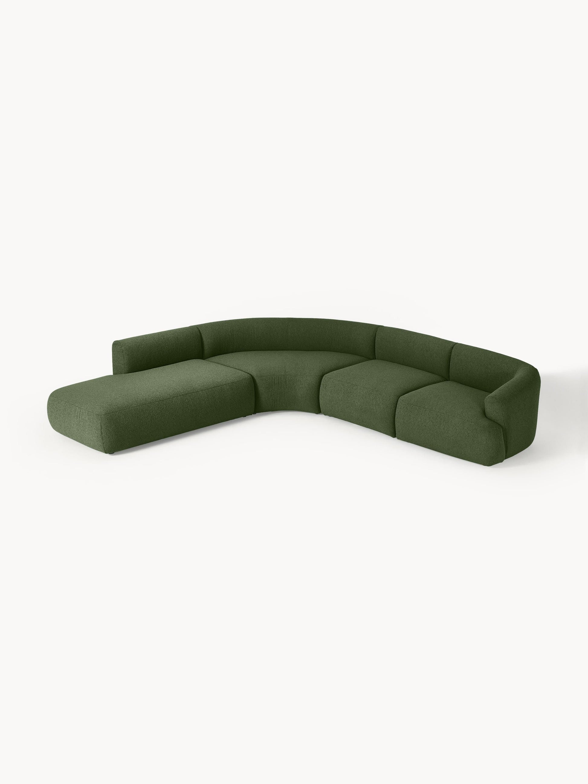 Simpales Sofia Bouclé Modular Corner Sofa, 4-Seater