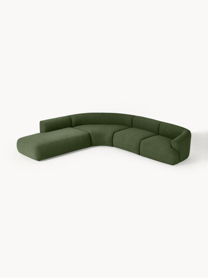 Simpales Sofia Bouclé Modular Corner Sofa, 4-Seater