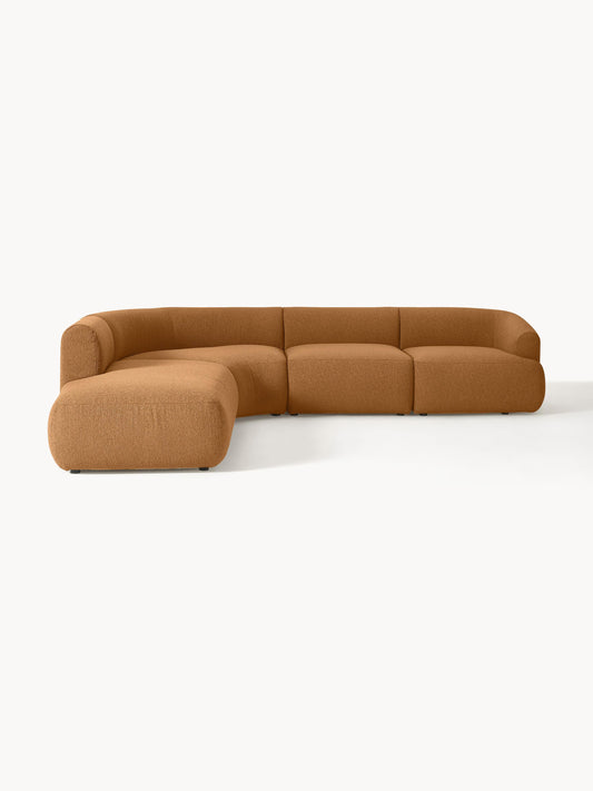 Simpales Sofia Bouclé Modular Corner Sofa, 4-Seater