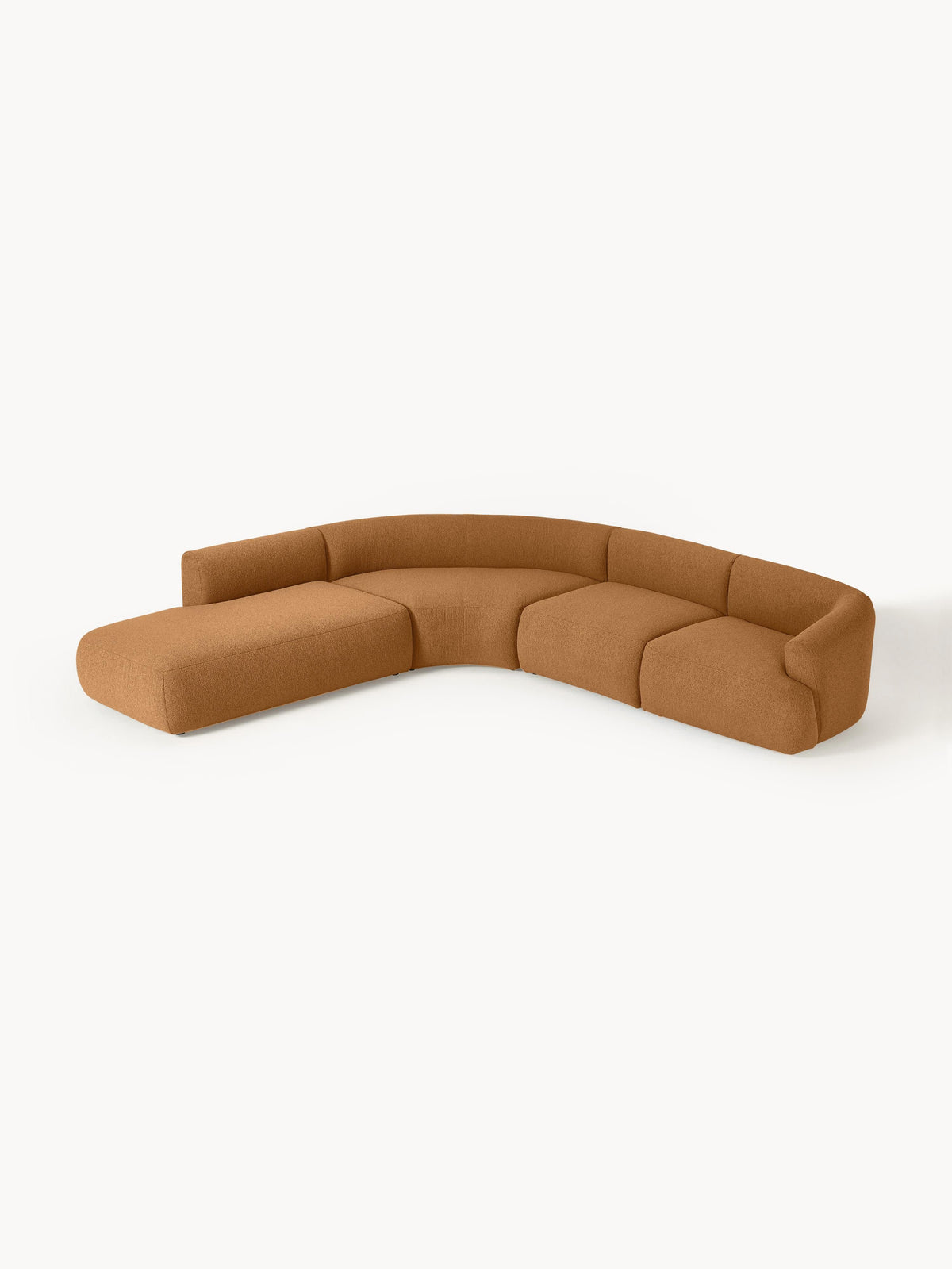 Simpales Sofia Bouclé Modular Corner Sofa, 4-Seater