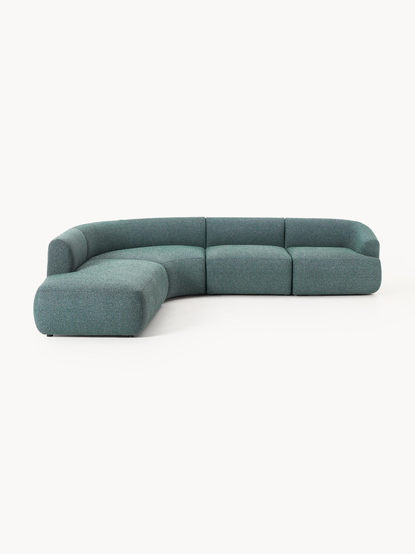 Simpales Sofia Bouclé Modular Corner Sofa, 4-Seater