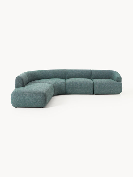 Simpales Sofia Bouclé Modular Corner Sofa, 4-Seater