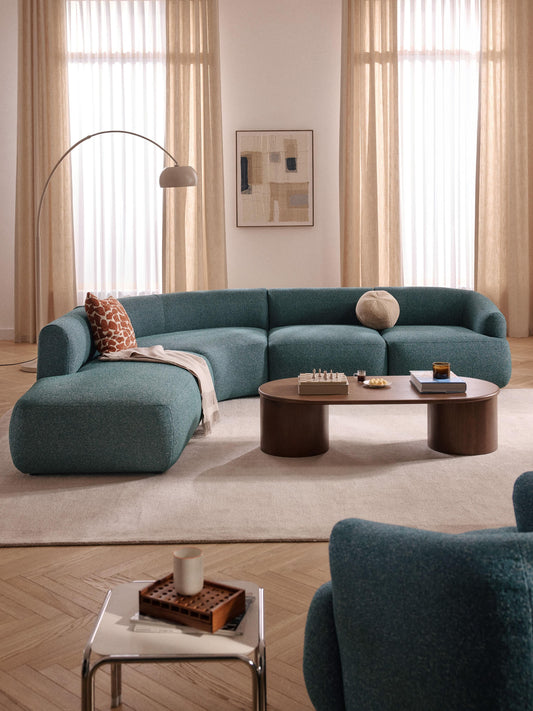Simpales Sofia Bouclé Modular Corner Sofa, 4-Seater