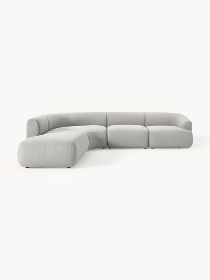 Simpales Sofia Bouclé Modular Corner Sofa, 4-Seater