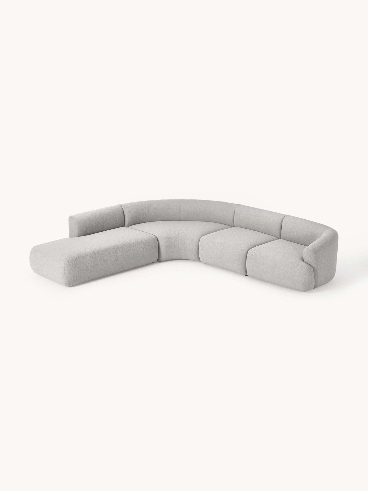 Simpales Sofia Bouclé Modular Corner Sofa, 4-Seater